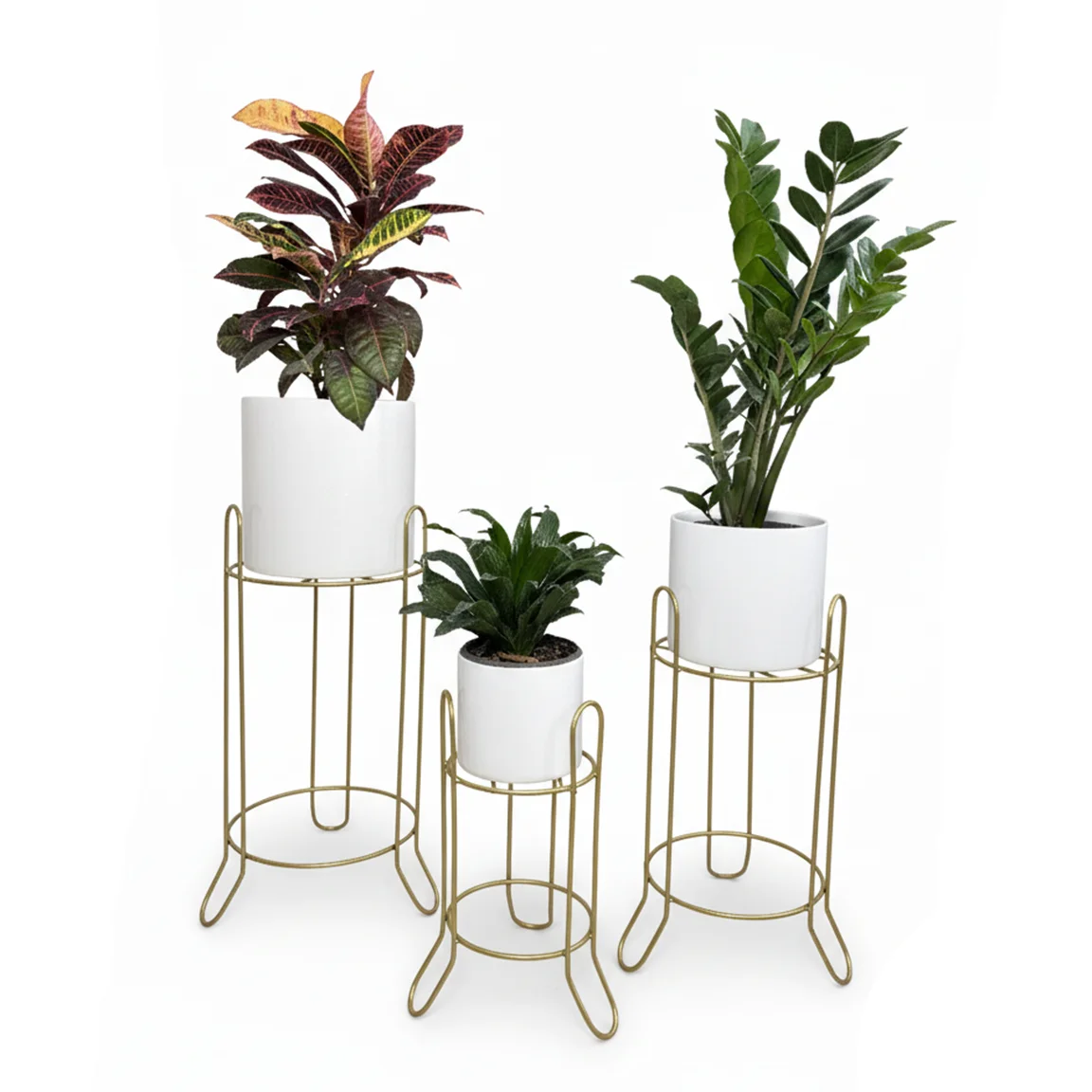 استند فلزی گلدان مدل اریکا